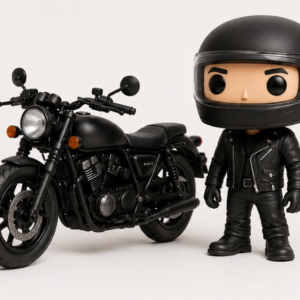 funko con vehículo