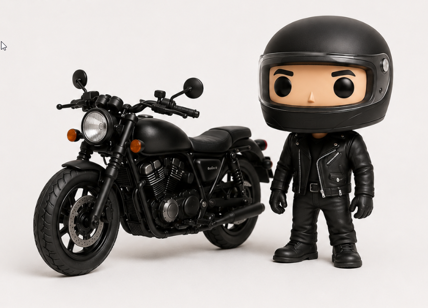 funko con vehículo